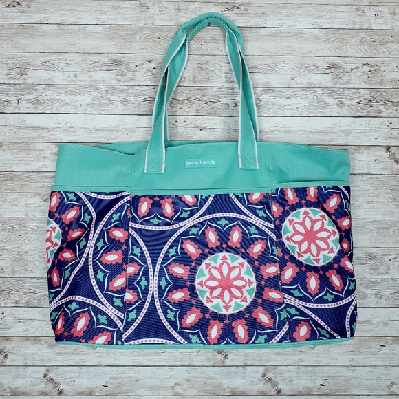 Gecko Brands Oversized Beach Tote Bag Medallions - Picture 2 of 5